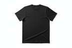 Black T-shirt Flat Lay