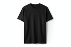 Black T-shirt Front View