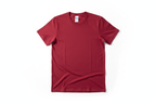 Red T-shirt Flat Lay